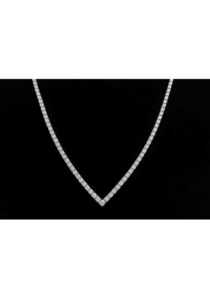 Pırlanta Montür V Modeli Suyolu Bayan Kolye Modeli fiyatları