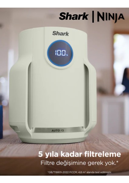 alerjisi Olan Evler, Aileler ve Evcil Hayvanlar Için Ideal Neverchange5 Compact Pro Hava Temizleyici - Yeşil + 5 Yıl Uzun Ömürlü Filitre