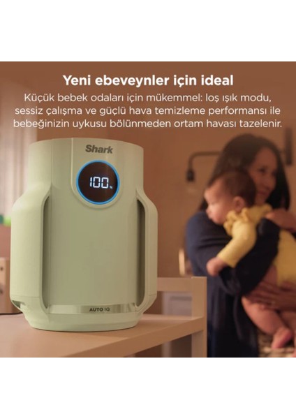 alerjisi Olan Evler, Aileler ve Evcil Hayvanlar Için Ideal Neverchange5 Compact Pro Hava Temizleyici - Yeşil + 5 Yıl Uzun Ömürlü Filitre fiyatları