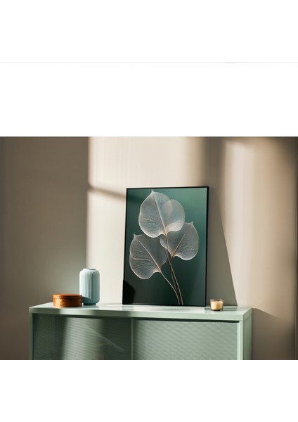 Çerçevesiz Poster,pembe Yaprak Temalı Dijital Baskı Poster, Ev, Ofis, Salon Dekorasyon