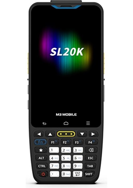 M3 Mobıle SL20K X/w 2d Karekod Andr.13 4GB/64GB 13MP Wıfı+Bluet. 4&quot; Tuşlu Ekran El Terminali