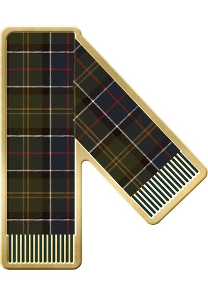 Tartan Scar Rozet TN11 Tartan Scarf