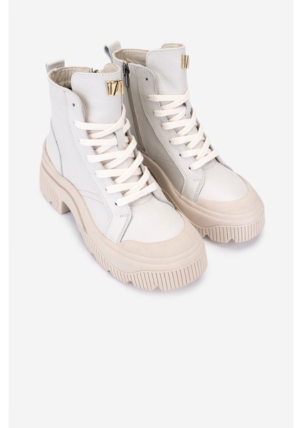 Kadın Hakiki Deri Kırık Beyaz Casual Bot 154 5989 Bn Bot SK25-26 Off Whıte Fltr fiyatları