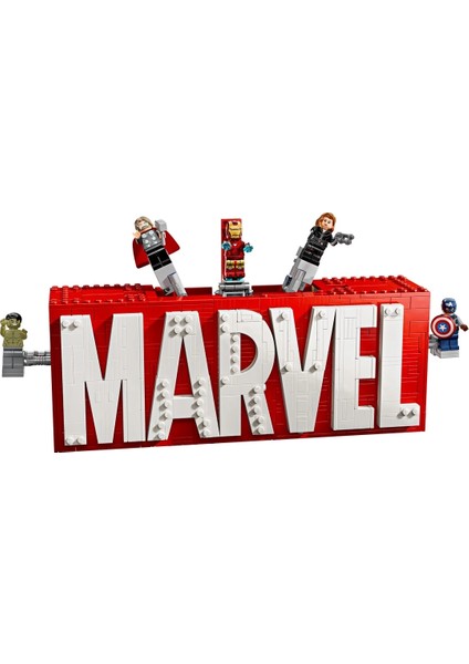 LEGO Marvel Marvel Logosu ve Minifigürleri 76313
