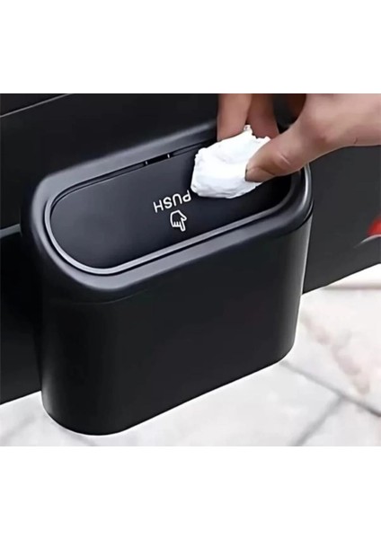 Araba Içi Mini Çöp Kovası - Pratik Kapaklı Oto Çöp Kutusu indirimleri