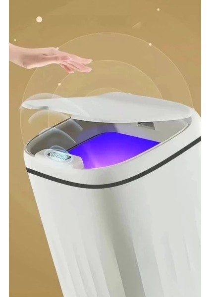 Akıllı Sensörlü Antibakteriyel Çöp Kovası 20 Litre Çöp Kutusu, Çöp Torbası Uyumlu Kapak fiyatları