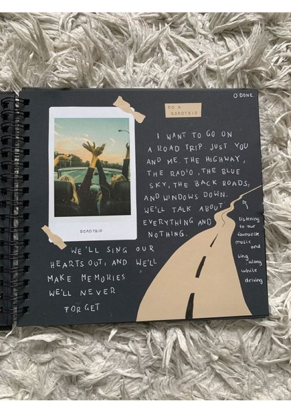 Siyah Yapraklı Defter A5 (15 x 21 Cm) ve Beyaz Kalem, Black Sketch, fırsatları