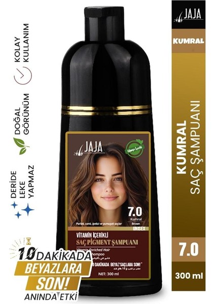 Vitamin Içerikli Saç Pigment Şampuanı Unisex 300 ml 7.0 Kumral