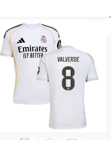 Real Madrid 2025/26 Yeni Sezon Valverde Iç Saha Forması fiyatları