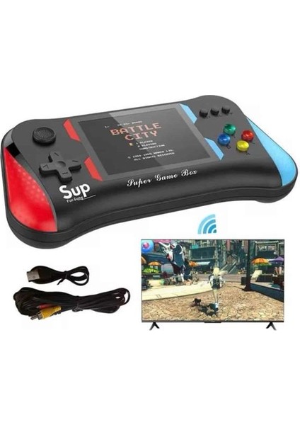 3.5 Inç 500'Ü 1 Arada Klasik Oyun Konsolu Nostalji Oyunlu Atari - MCT1684-5581 fırsatları