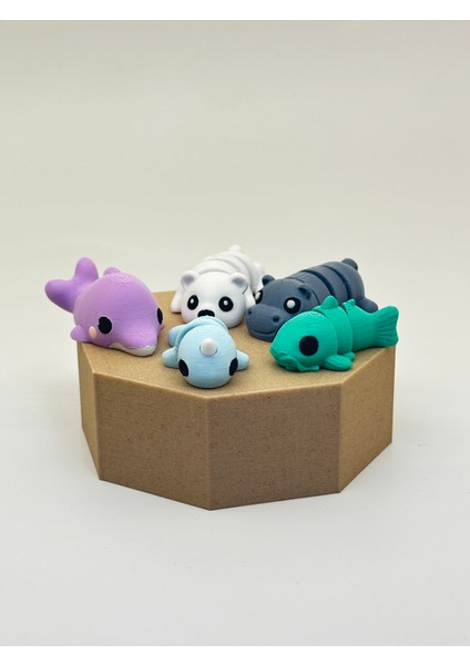 Minik Hayvanlar 5'li Oyuncak Seti- EKIP12 Organik, Hareketli, Eklemli ve Eğitici fiyatları