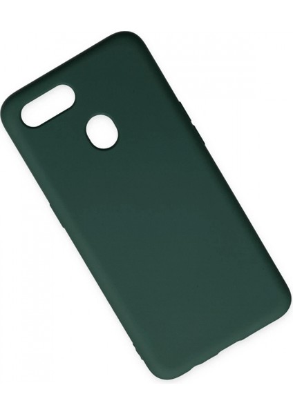 Oppo A12 Kılıf Nano Içi Kadife Silikon - Koyu Yeşil (K95) fiyatları