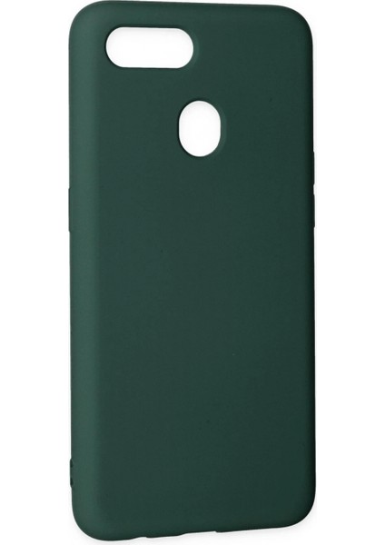 Oppo A12 Kılıf Nano Içi Kadife Silikon - Koyu Yeşil (K95) modelleri