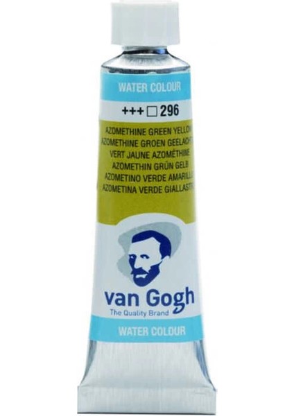 Van Gogh 10 Ml. Tüp Sulu Boya 296 Azomethine Green Yellow