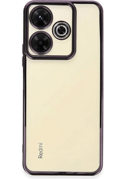 Xiaomi Redmi 13 4g Kılıf Lensli Silikon - Mor - MRS3028-3041