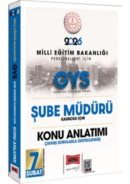 Yargı Yayınları 2026 Meb Personelleri Için Gys Şube Müdürü Kadrosu Için Çıkmış Sorularla Desteklenmiş Konu Anlatımı