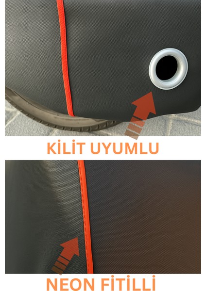 Turuncu Fitilli Mondial 150 Gomax Motosiklet Branda-Siyah-(4mevsim) modelleri