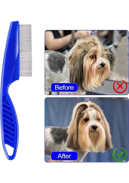 4'lü Bit Evcil Hayvan Tarak Seti Kedi Köpek Bit Tarak Seti Pire Tarağı indirimleri