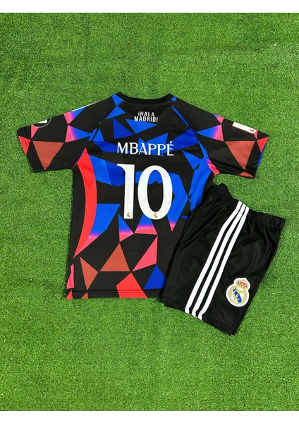 Real Madrid Kylian Mbappe Çocuk Forması (BLUE-BLACK10)