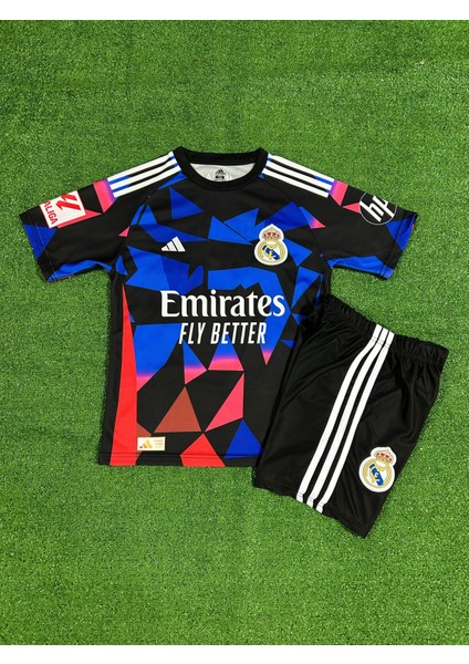 Real Madrid Kylian Mbappe Çocuk Forması (BLUE-BLACK10) fiyatları