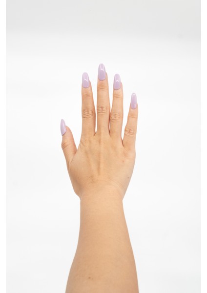 15'li Mor Kısa Oval TT1321 Tekrar Kullanılabilir El Yapımı Protez Takma Tırnak - Mor-S fırsatları