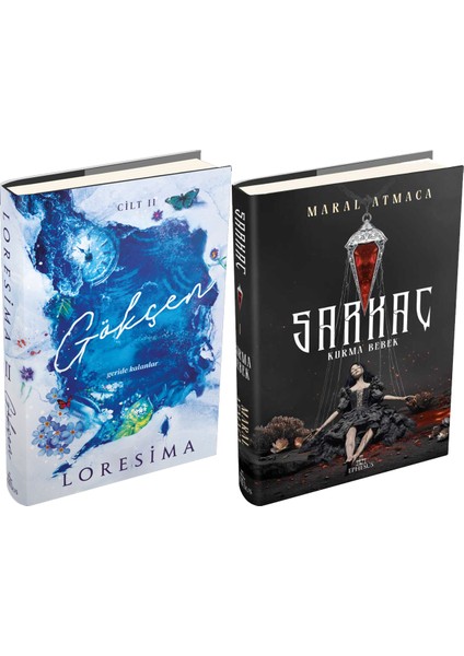 Sarkaç 1 Kurma Bebek Ciltli ve Ephesus Yayınları Gökçen 2 Ciltli Loresima 2li Set