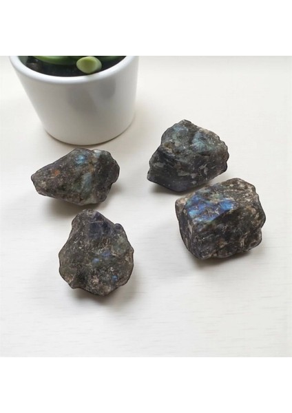 Labradorit Doğal Taş Ham Parça 1 Adet