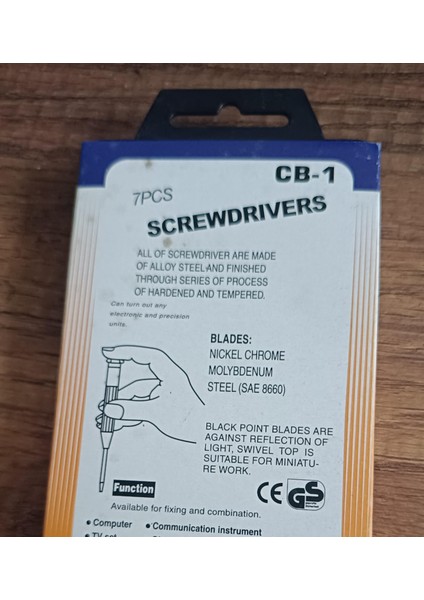 Tork Anahtarı Seti 7 Li , Elektronik ve Hassas Üniteler İçin 7 Li Tornavida Seti , Tornavida Seti Cb-1 fırsatları