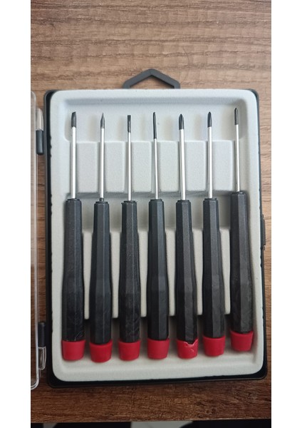 7 Parça Cep Telefonu ve Saatçi Tornavida Seti , 7 Parça İnce Uçlu Tornavida Seti modelleri