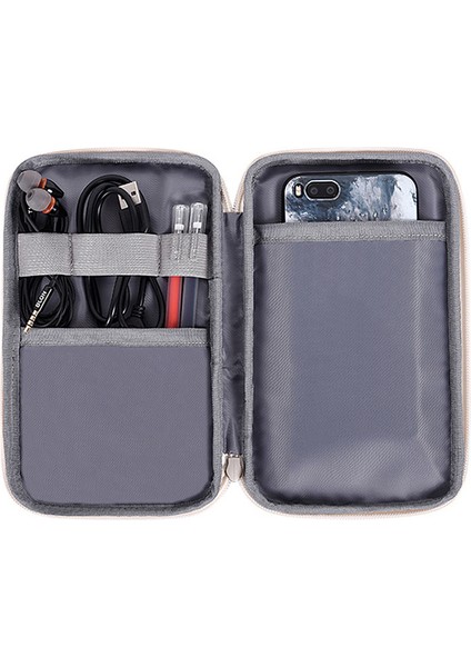 Canvasartısan H32-S21 Mermer Desenli Baskı Dijital Aksesuar Taşıma Çantası Fare Kulaklık Taşınabilir Şarj Cihazı Saklama Çantası - Beyaz (Yurt Dışından) fiyatları