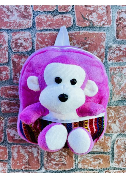 Peluş Çocuk Sırt Çantası - Labubu Hello Kitty Kuromi Stitch Mickey Mouse Bugs Bunny Çanta