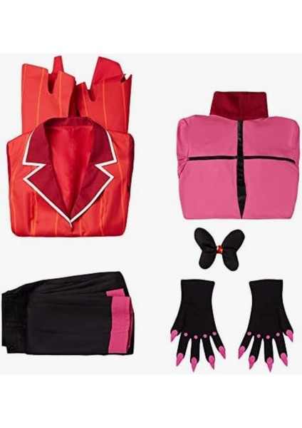Hazbin Cosplay Hotel Alastor Üniforması, Cosplay Kostümü , Alastor Kostümü fırsatları
