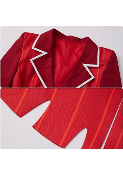 Hazbin Cosplay Hotel Alastor Üniforması, Cosplay Kostümü , Alastor Kostümü