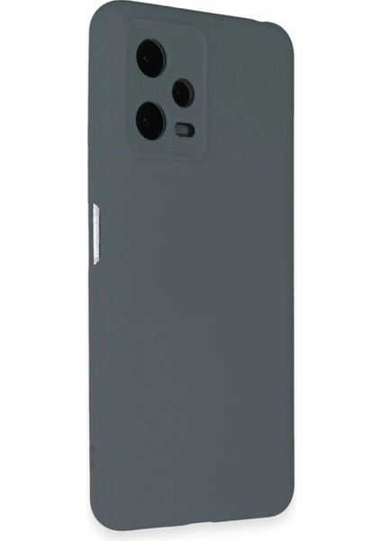 Xiaomi Redmi Note 12 Pro 5g Kılıf Nano Içi Kadife Silikon - Gri
