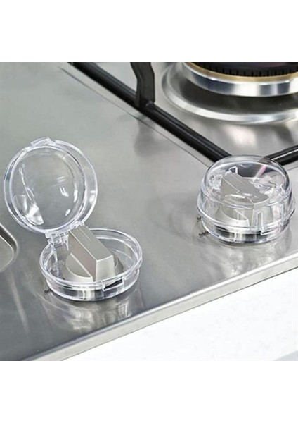 Isıya Dayanıklı Plastik Ocak Düğme Koruyucu Düğme Kilidi Emniyet Düzeneği (5332) modelleri