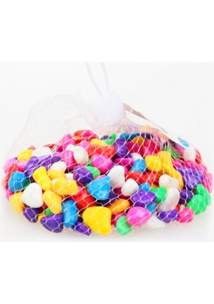 Renkli Filede Mini Taş, Renkli Taş, Terraryum Taşı, Akvaryum Taşı