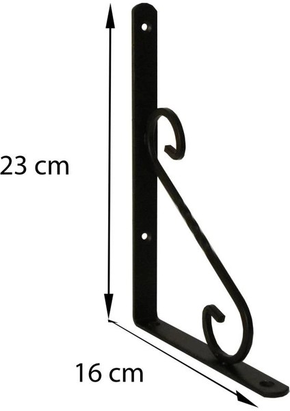 Ferforje Raf Altı No:3 Siyah