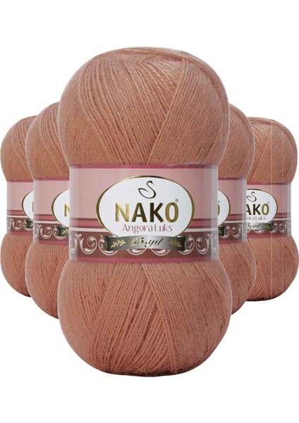 5 Adet Angora Lüks El Örgü Ipi 12895