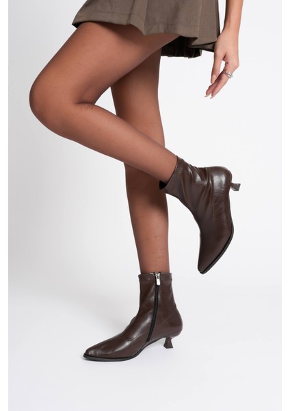 Anaira Kadın Acı Kahve Topuklu Bot fırsatları