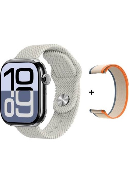 Akıllı Saat Watch 7 Se Amoled Ekran Çift Kordon