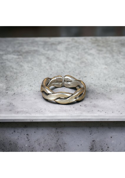 4 Adet 925 Ayar Gümüş Kaplama Ayarlanabilir El Yapımı Erkek Kadın Yılan Yüzük Seti fırsatları