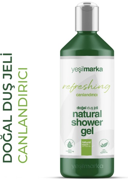 Doğal Duş Jeli 400 ml Canlandırıcı Etki
