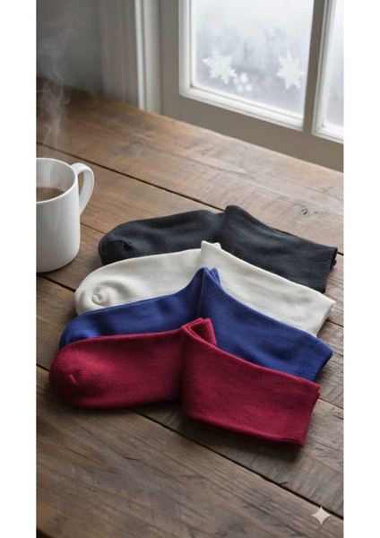 Havlu Yün Çorap 4'lü Paket