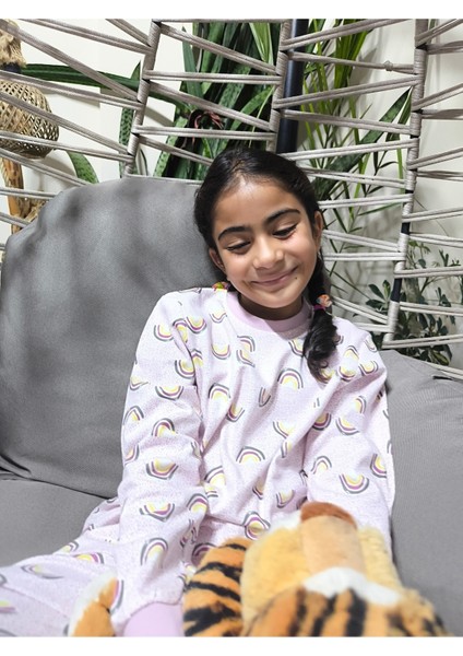 Kız-Erkek Bebek- Çocuk Pijama Takımı %100 Pamuk Uzun Kollu Yuvarlak Yaka Mevsimlik fırsatları