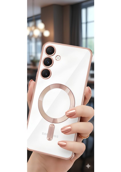 Samsung Galaxy A26 Kılıf Kamera Korumalı Sararma Yapmaz Magsafe Şarj Özellikli A++ Kalite Kapak