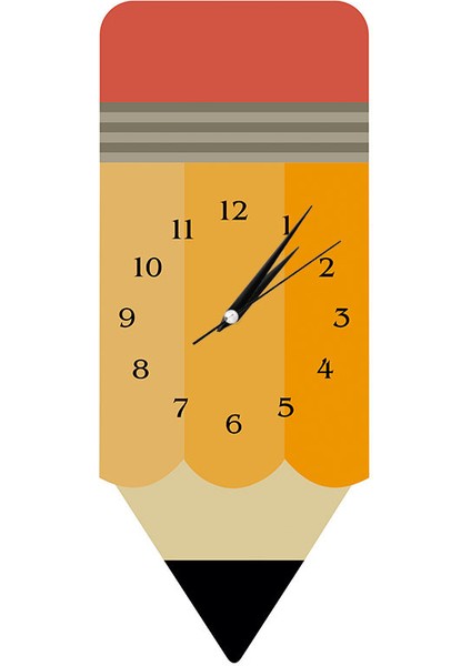 Sarkaçlı Kalem Duvar Saati