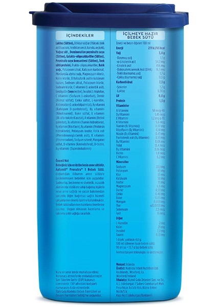 Bfs Aptamil Bebek Sütü Maması No1 0-6 Ay 800 gr fırsatları