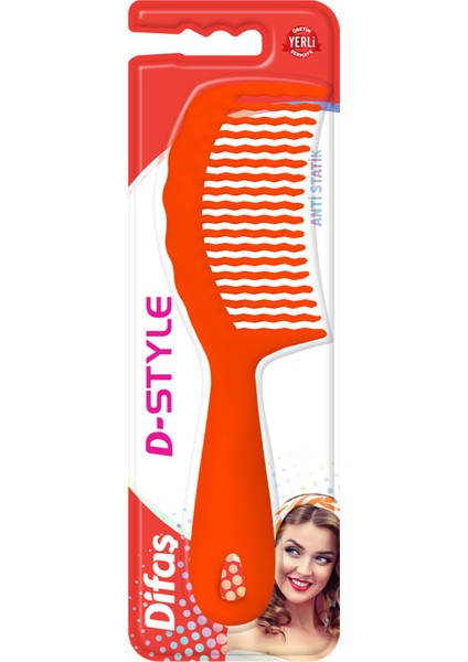 D-Style Saplı Zigzag Tarak 2014 2 Adet