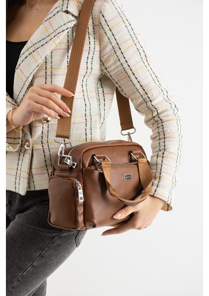 Glc Kadın Çok Gözlü Siyah Vizon Garnili Ayarlanbilir Çapraz Askılı El ve Omuz Çantası S-1422 fiyatları