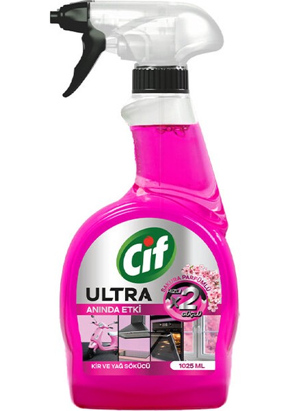 2 Adet Cif Sprey Ultra Anında Etki 1025 ml Sakura fiyatları